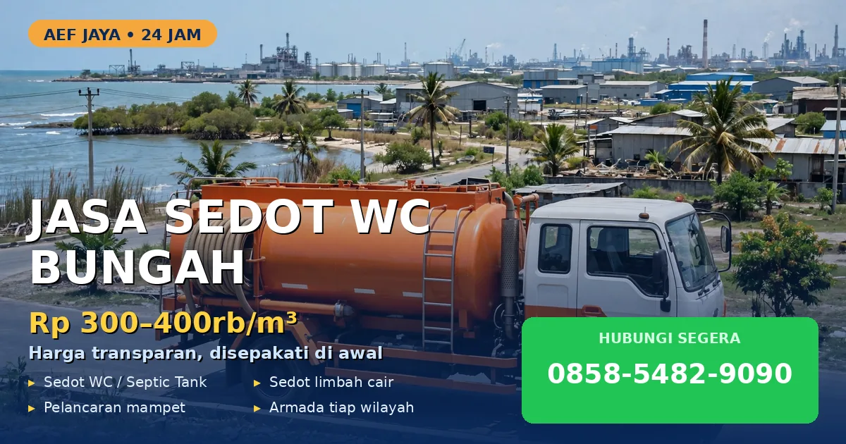 Hubungi Sedot WC di Bungah? 5 Rekomendasi Harga Jelas