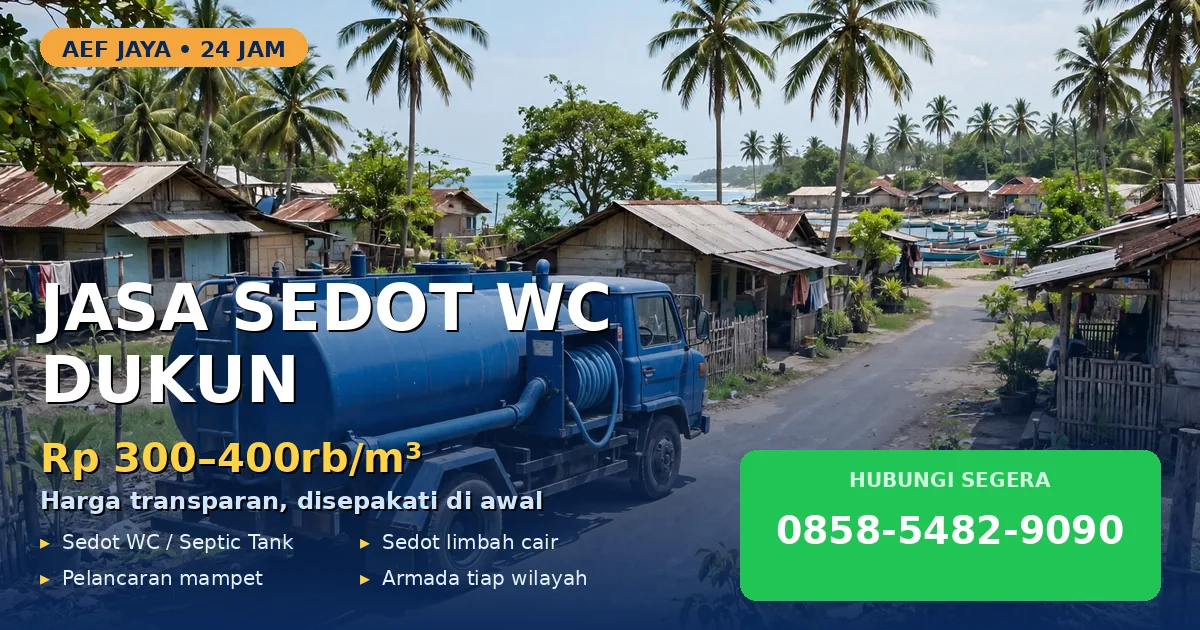Butuh Sedot WC di Dukun? 5 Daftar Pilihan + Harga Jelas