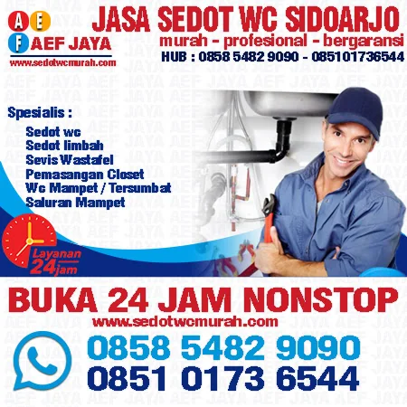 Layanan Sedot WC Sugih Waras Sidoarjo, Respon Cepat 24 Jam
